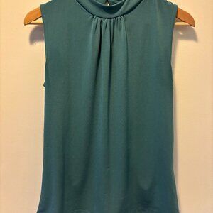 Banana Republic Teal Sleeveless Blouse XS